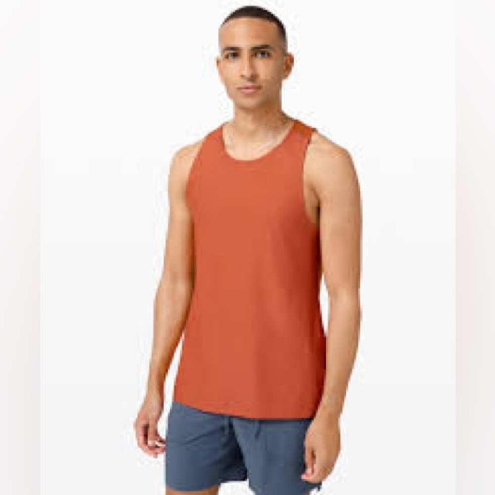 Lululemon Orange Sleeveless Tank Top
